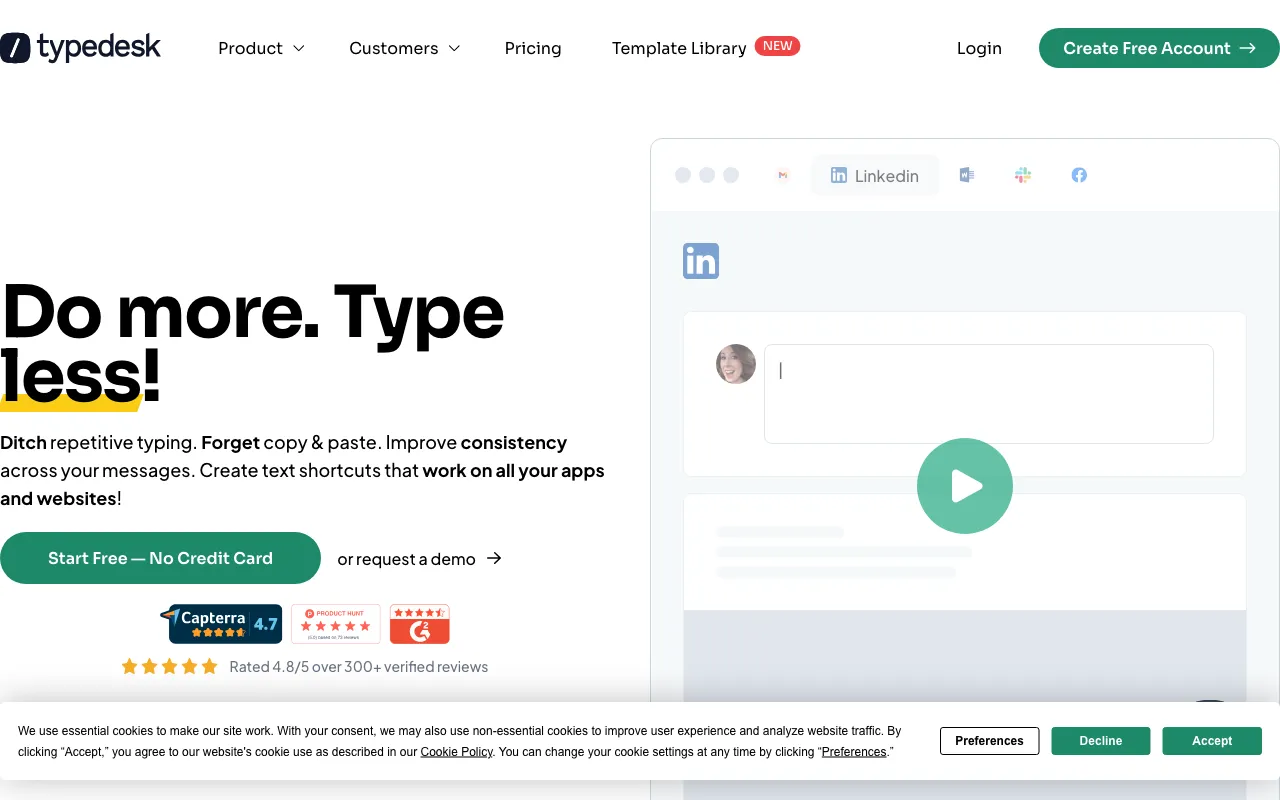 typedesk — preview screenshot
