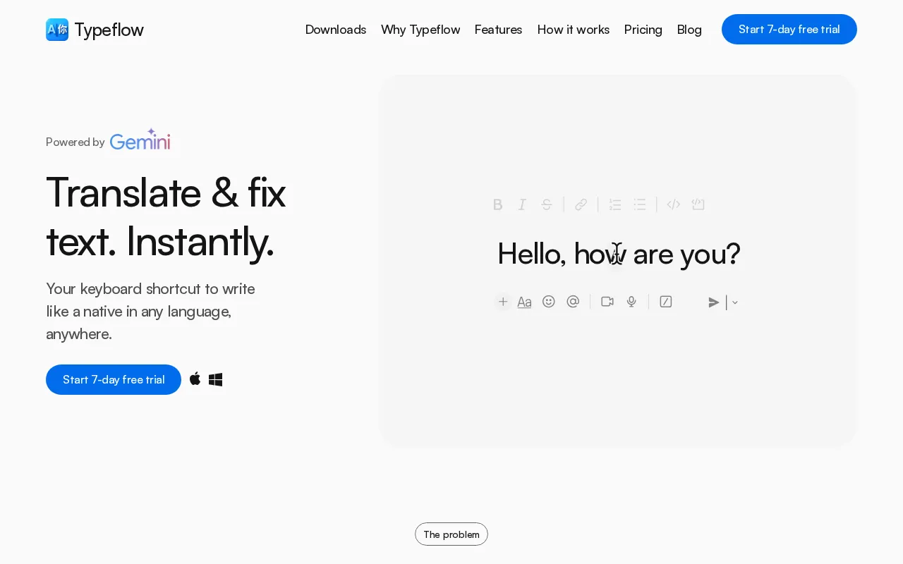Typeflow — preview screenshot