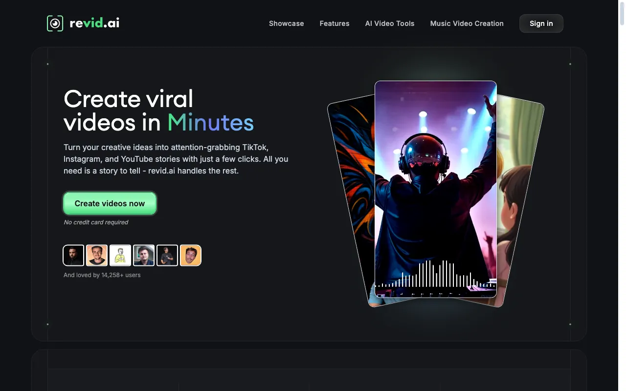 revid.ai — preview screenshot