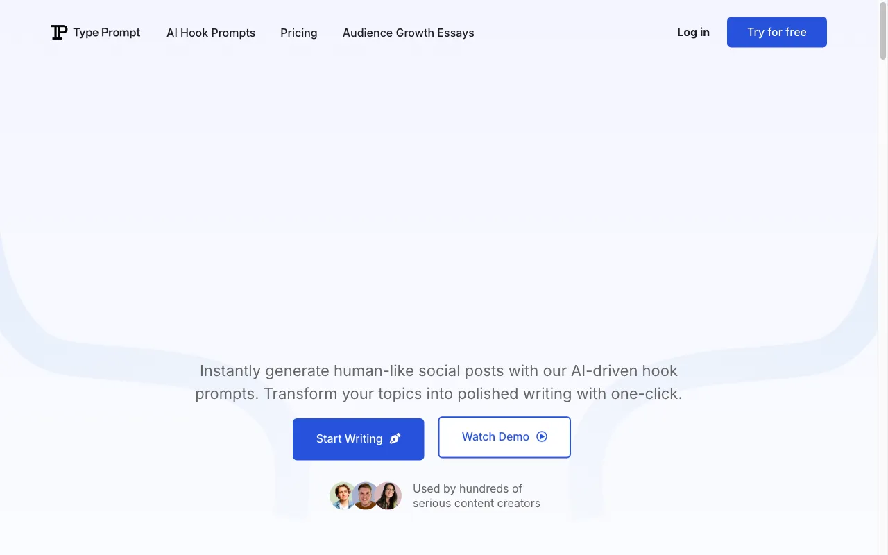 Type Prompt — preview screenshot