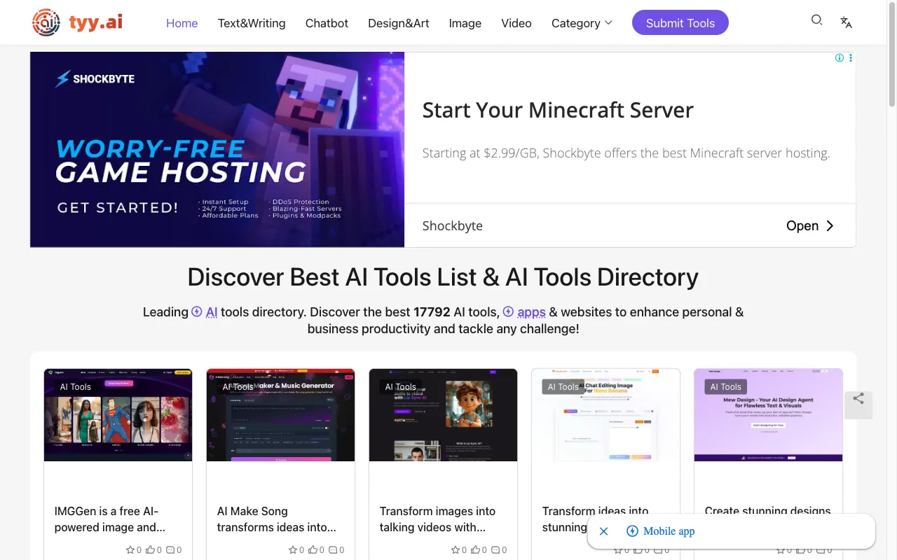 tyy.AI Tools — preview screenshot