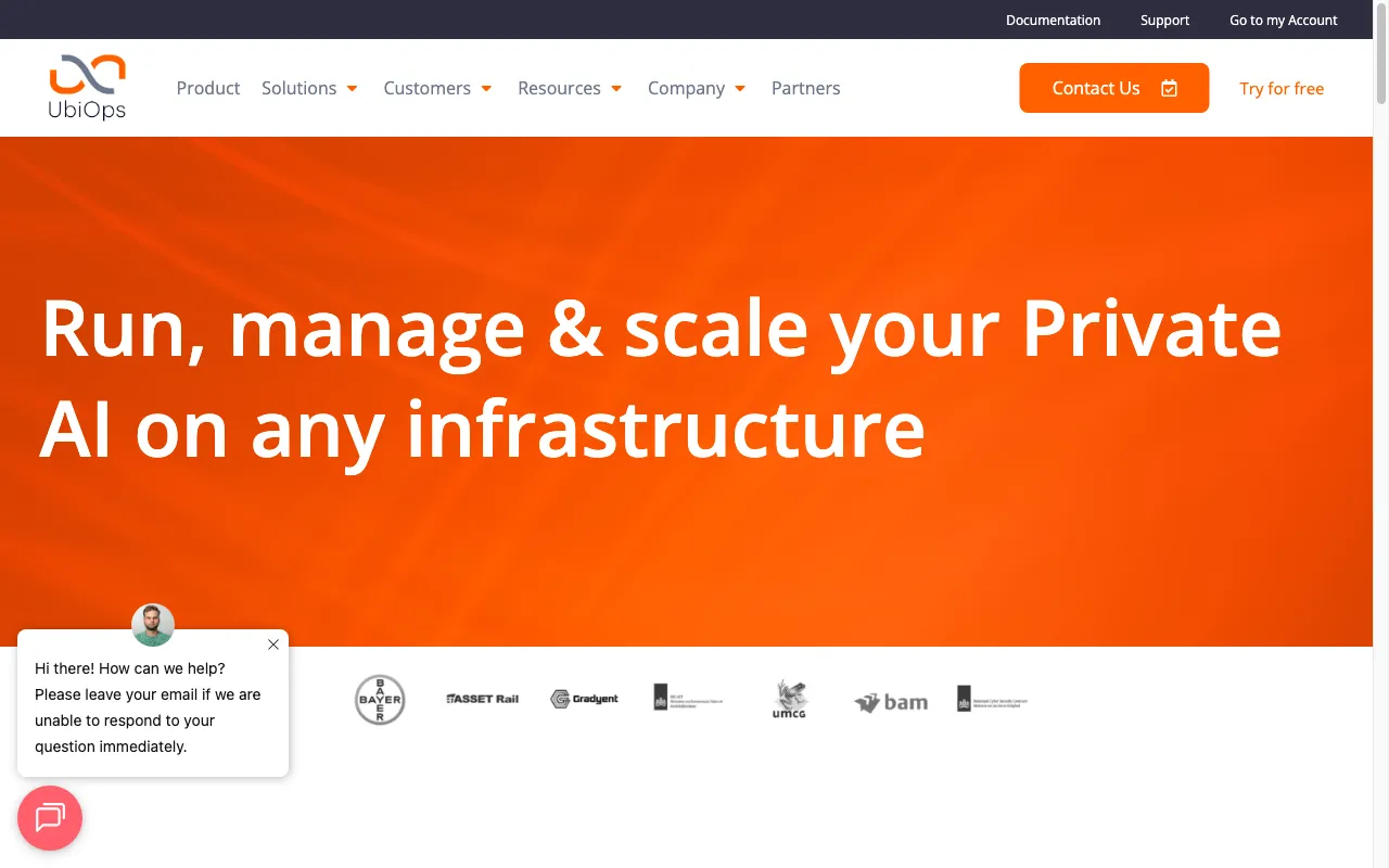 UbiOps — preview screenshot