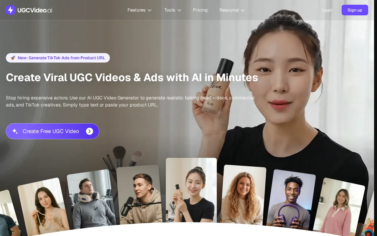 UGCVideo.ai — preview screenshot