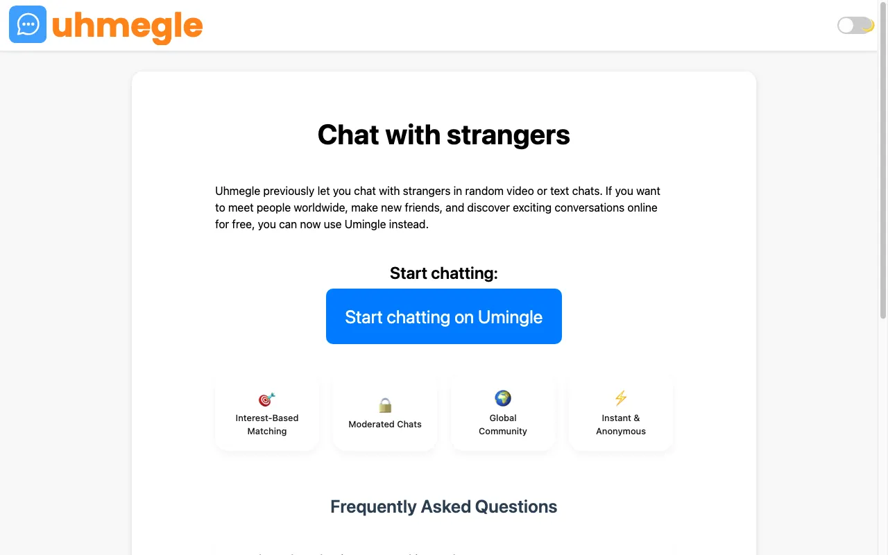 Uhmegle — preview screenshot