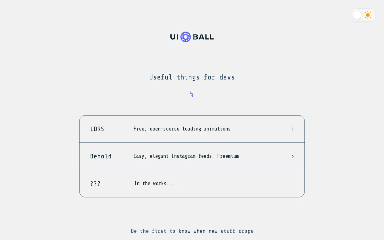 UI Ball — preview screenshot