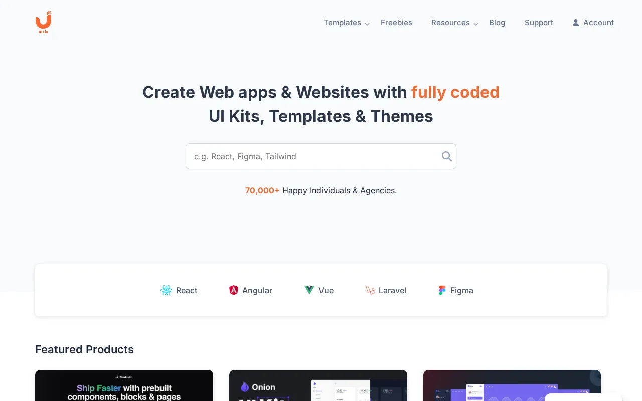 UI Lib — preview screenshot