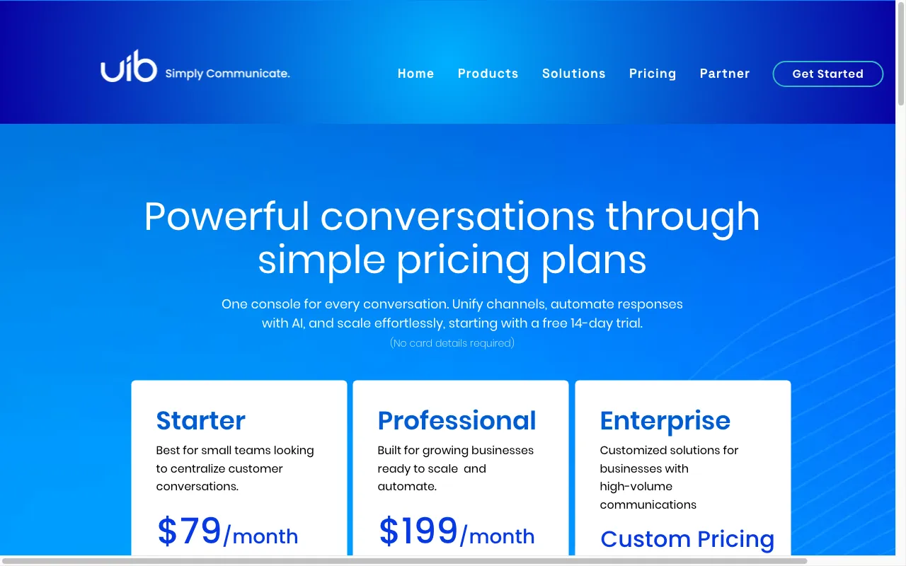 uib.ai — pricing page