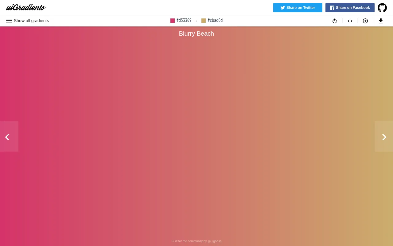 uiGradients — preview screenshot