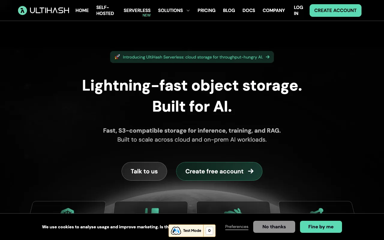 UltiHash — preview screenshot