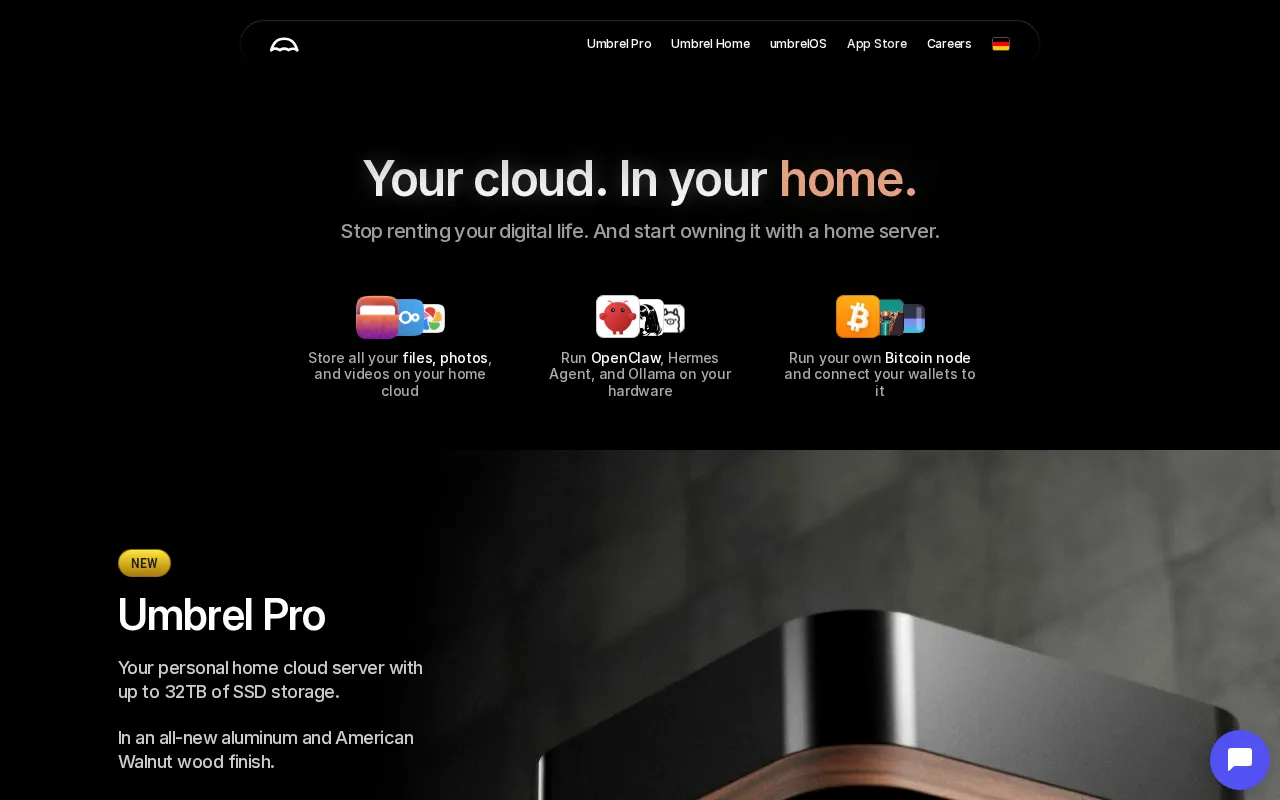 Umbrel — preview screenshot