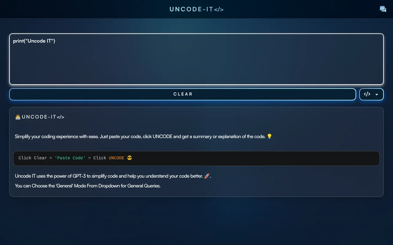 UNCODE-IT — preview screenshot
