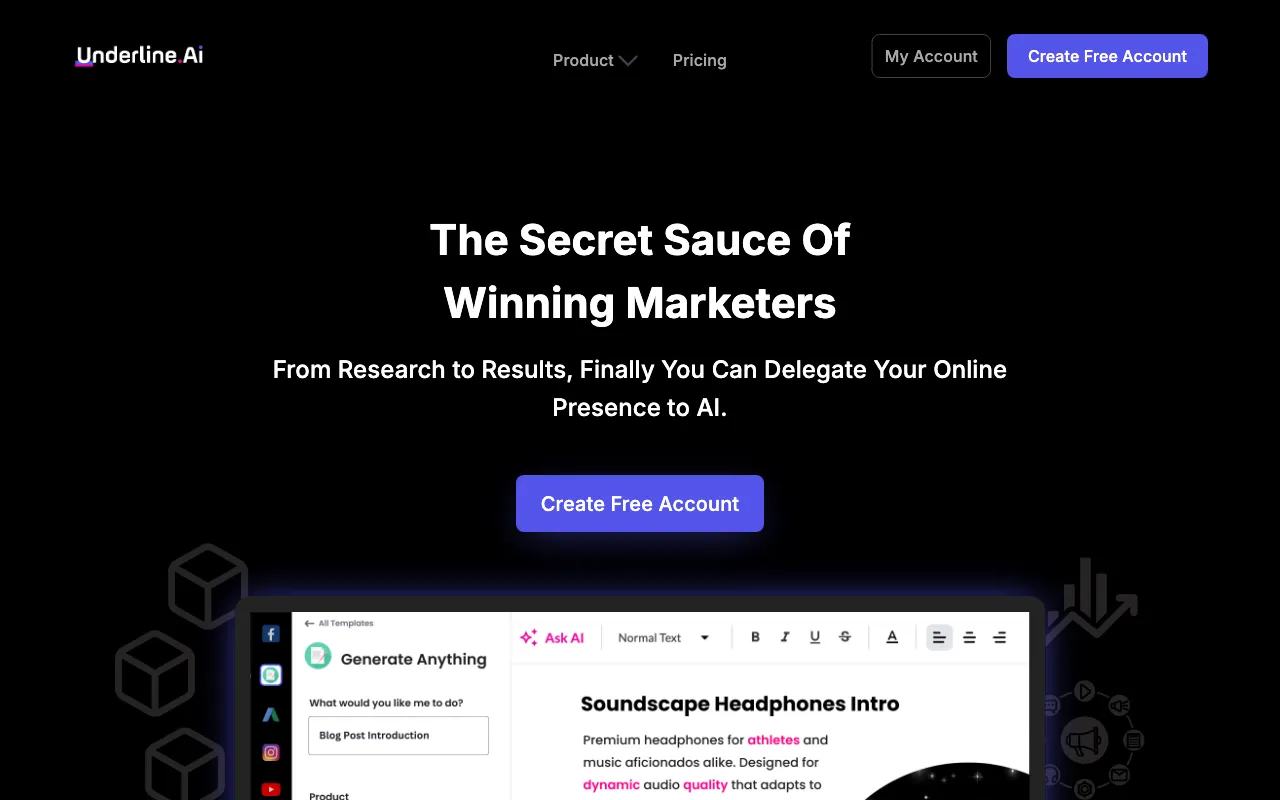 Underline.Ai — preview screenshot
