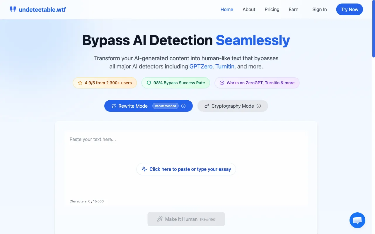 Undetectable.wtf — preview screenshot