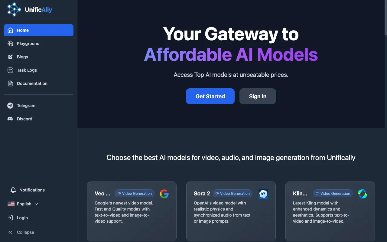 UnificAlly — preview screenshot