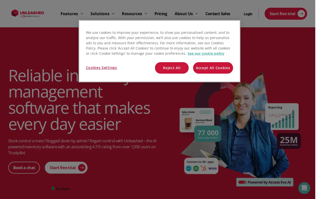 Unleashed Software — preview screenshot