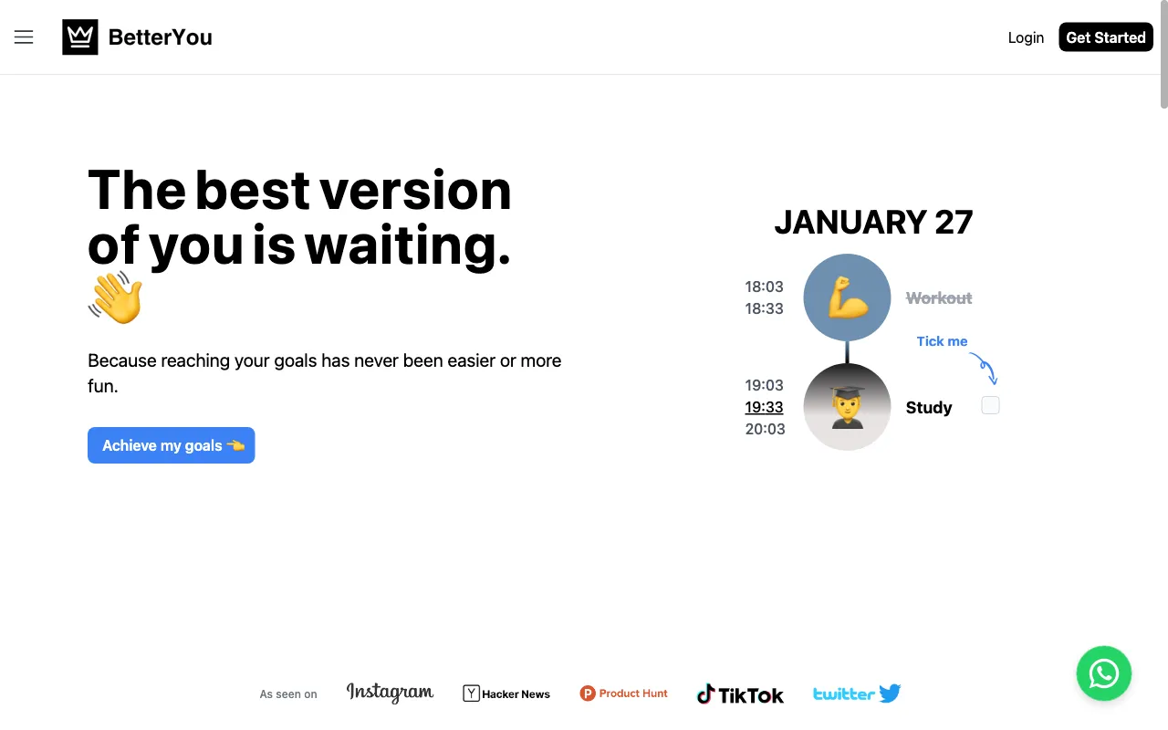Unlock Your Best Self with BetterYou! — preview screenshot