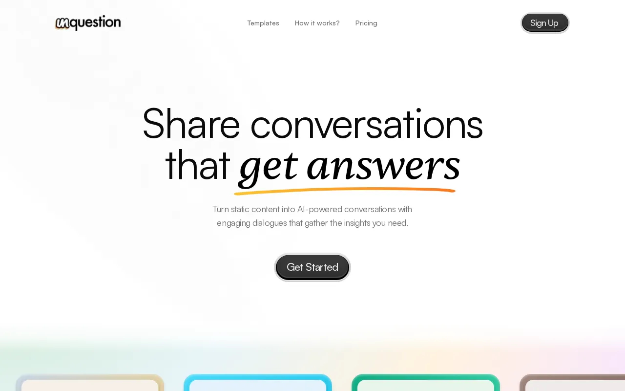 unquestion — preview screenshot