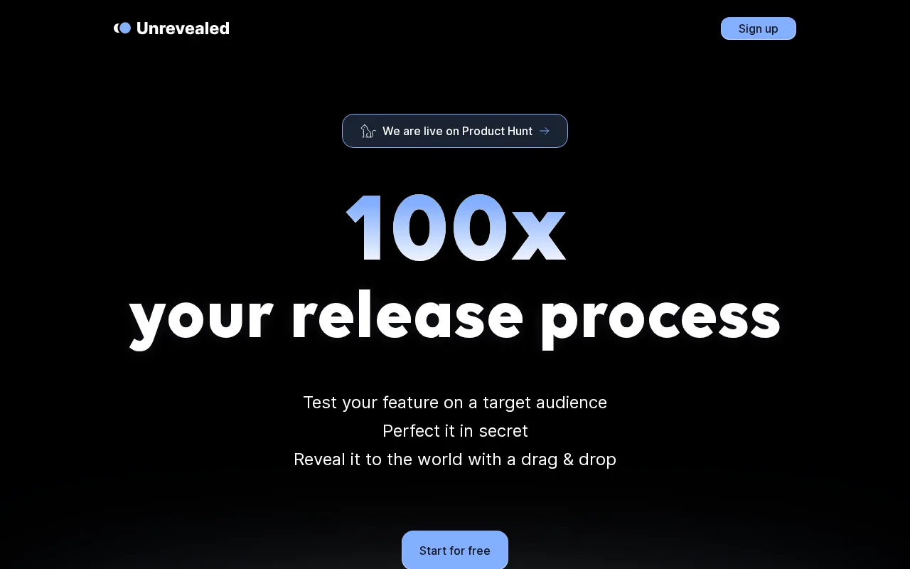 Unrevealed — preview screenshot