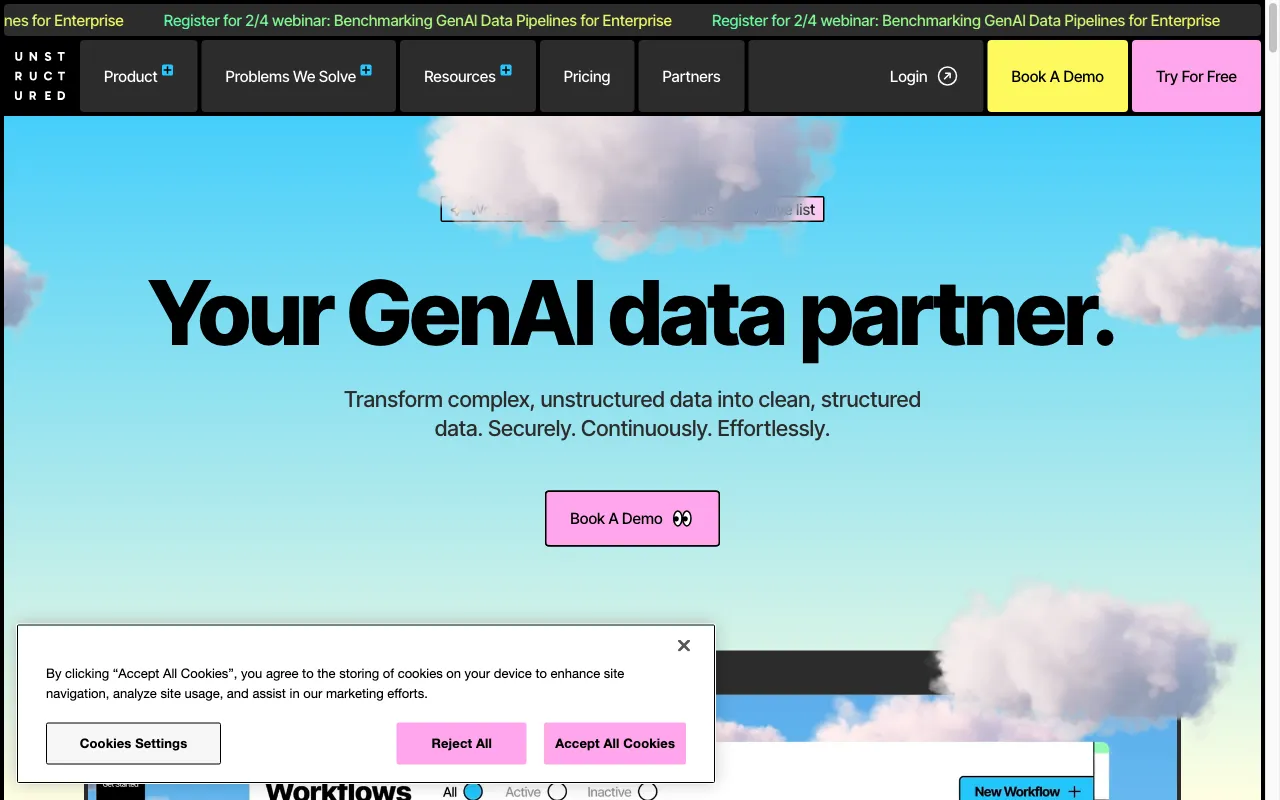 Unstructured Technologies — preview screenshot