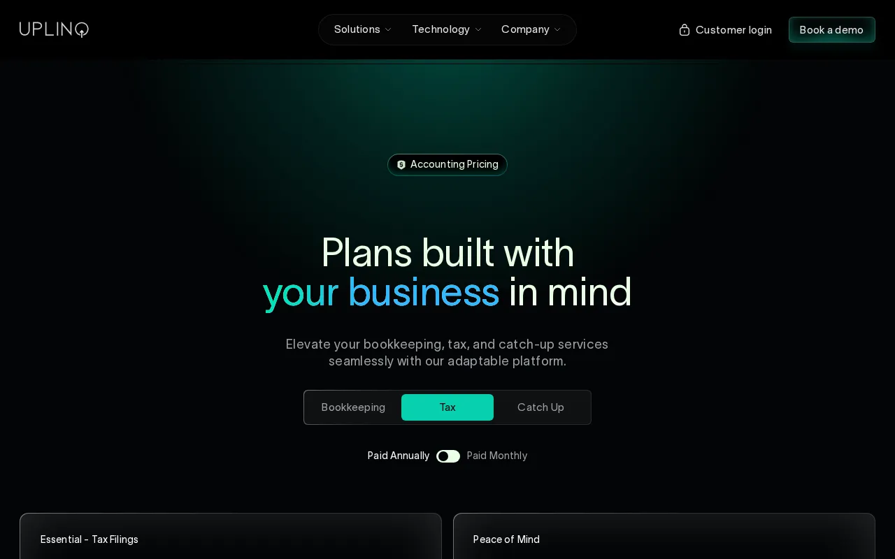 Uplinq — pricing page