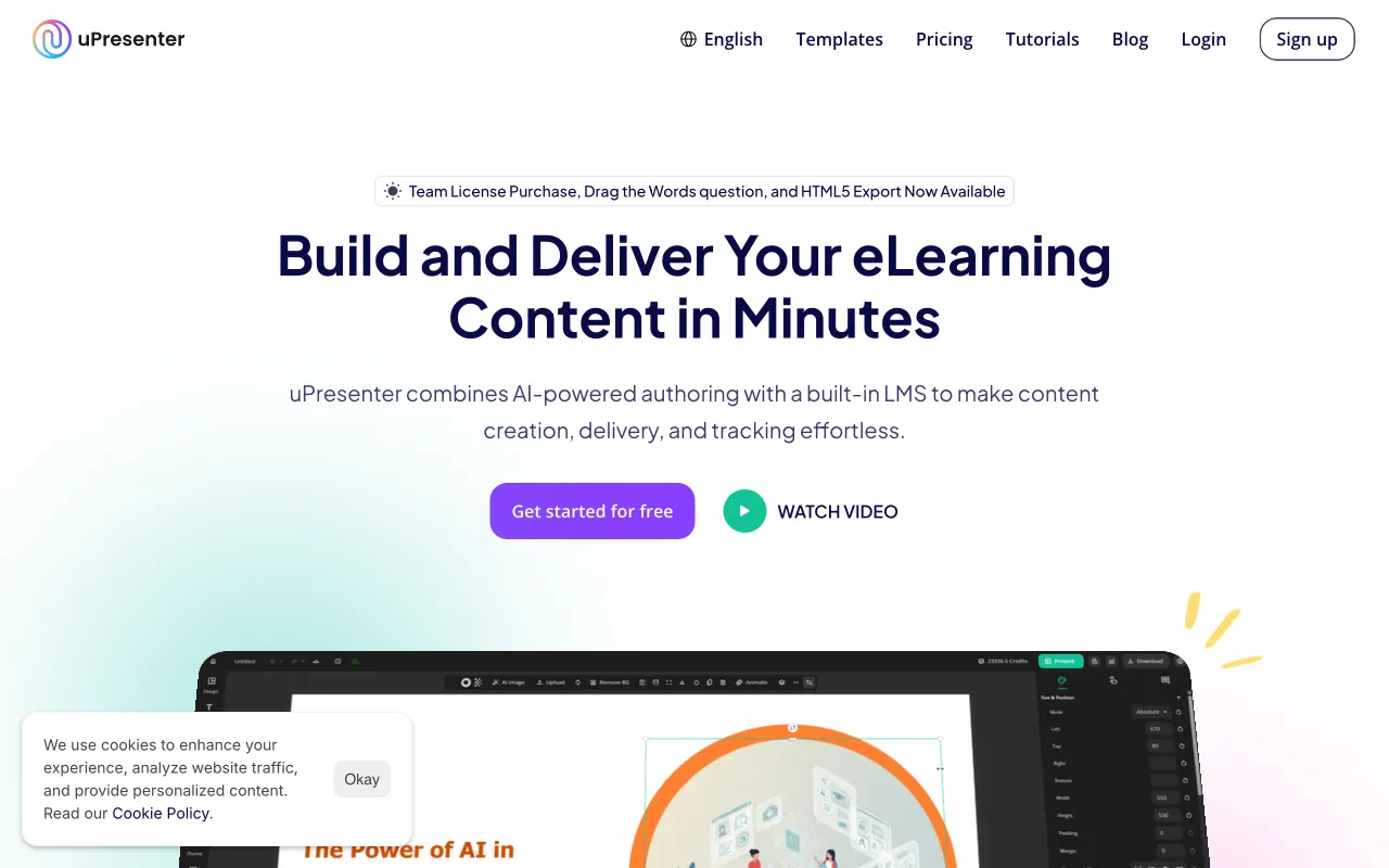 uPresenter — preview screenshot
