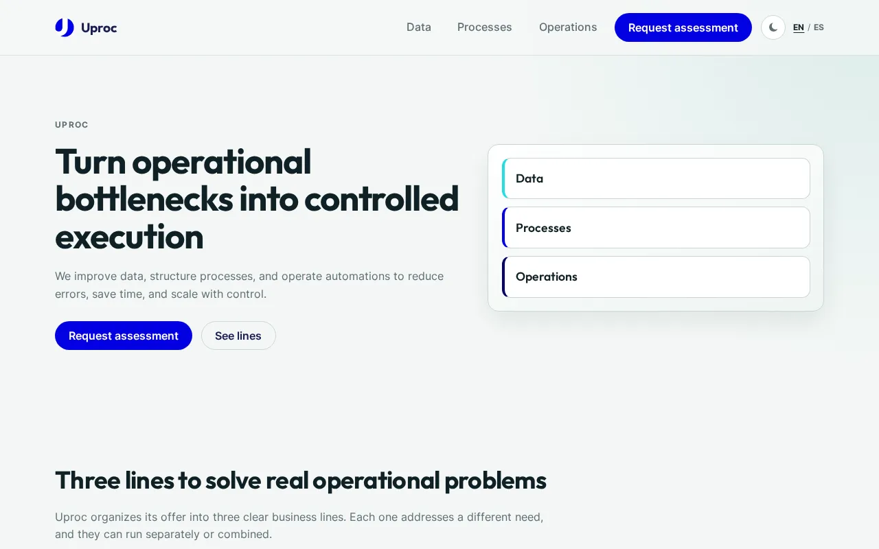 Uproc — preview screenshot