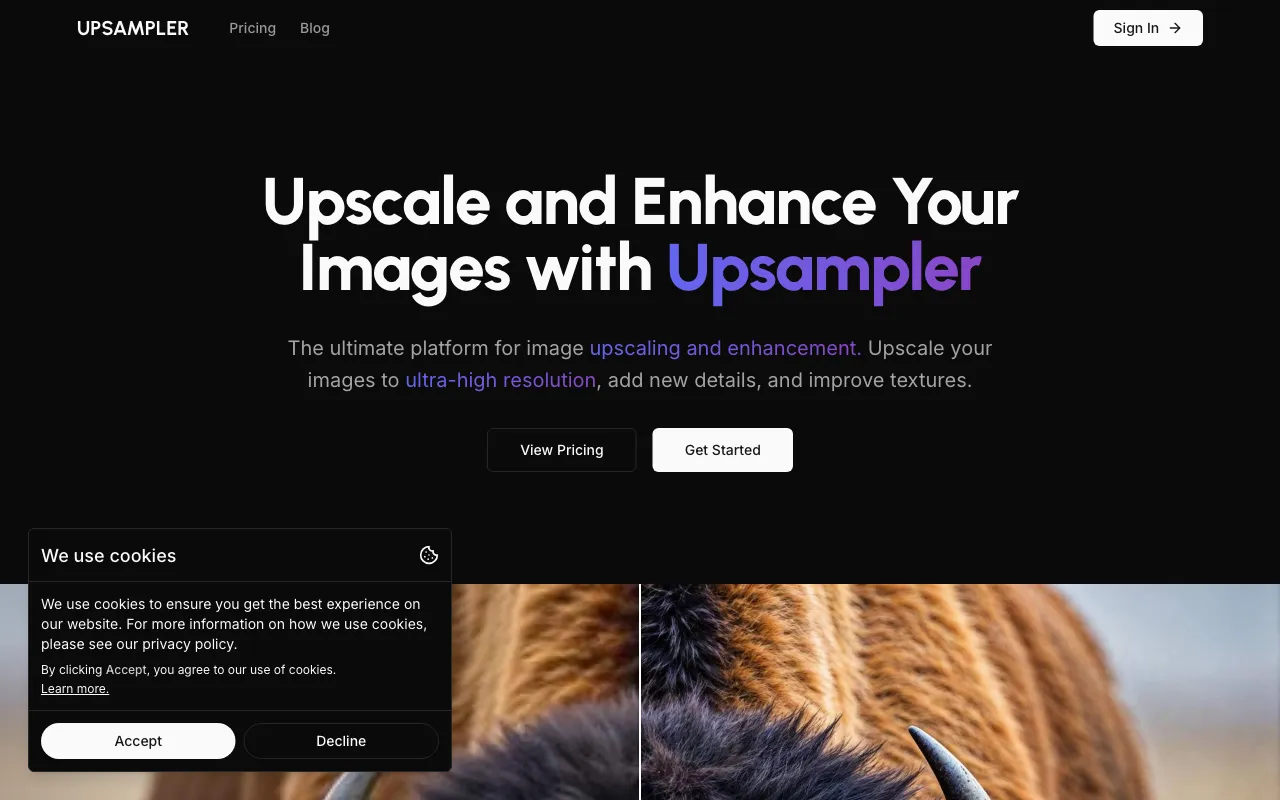 Upsampler — preview screenshot