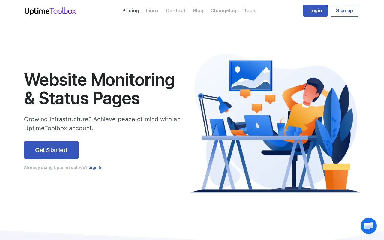 Uptimetoolbox — preview screenshot