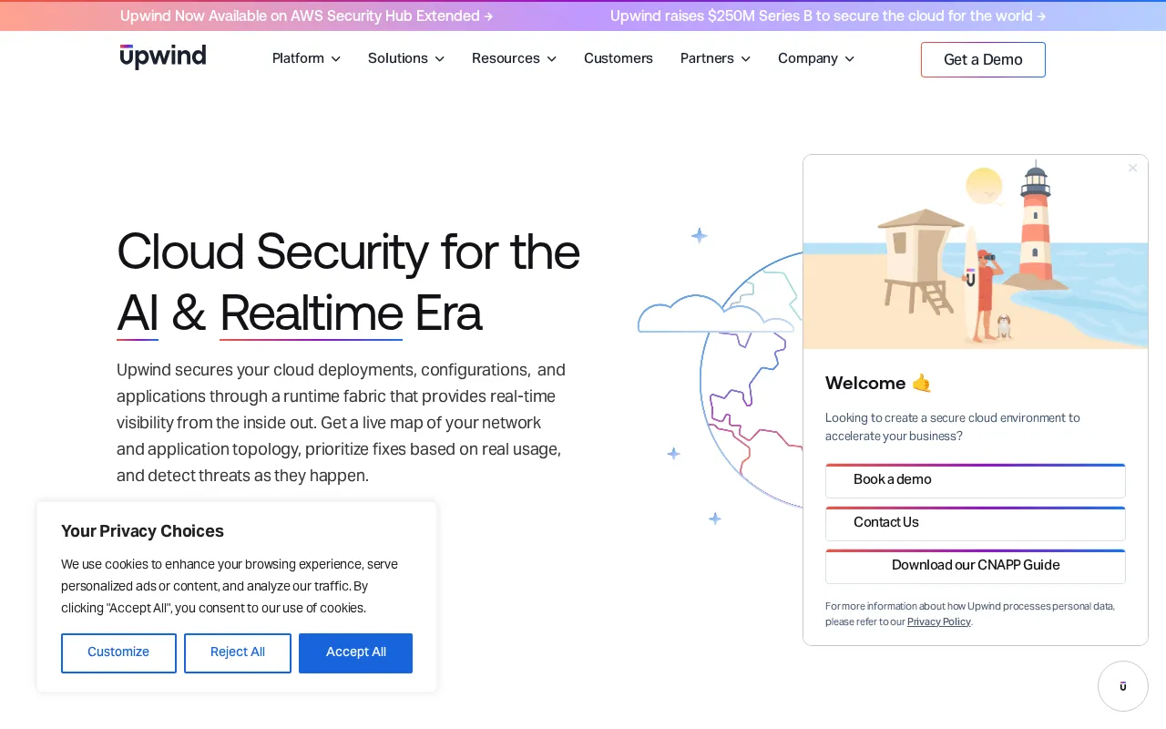Upwind.io — preview screenshot