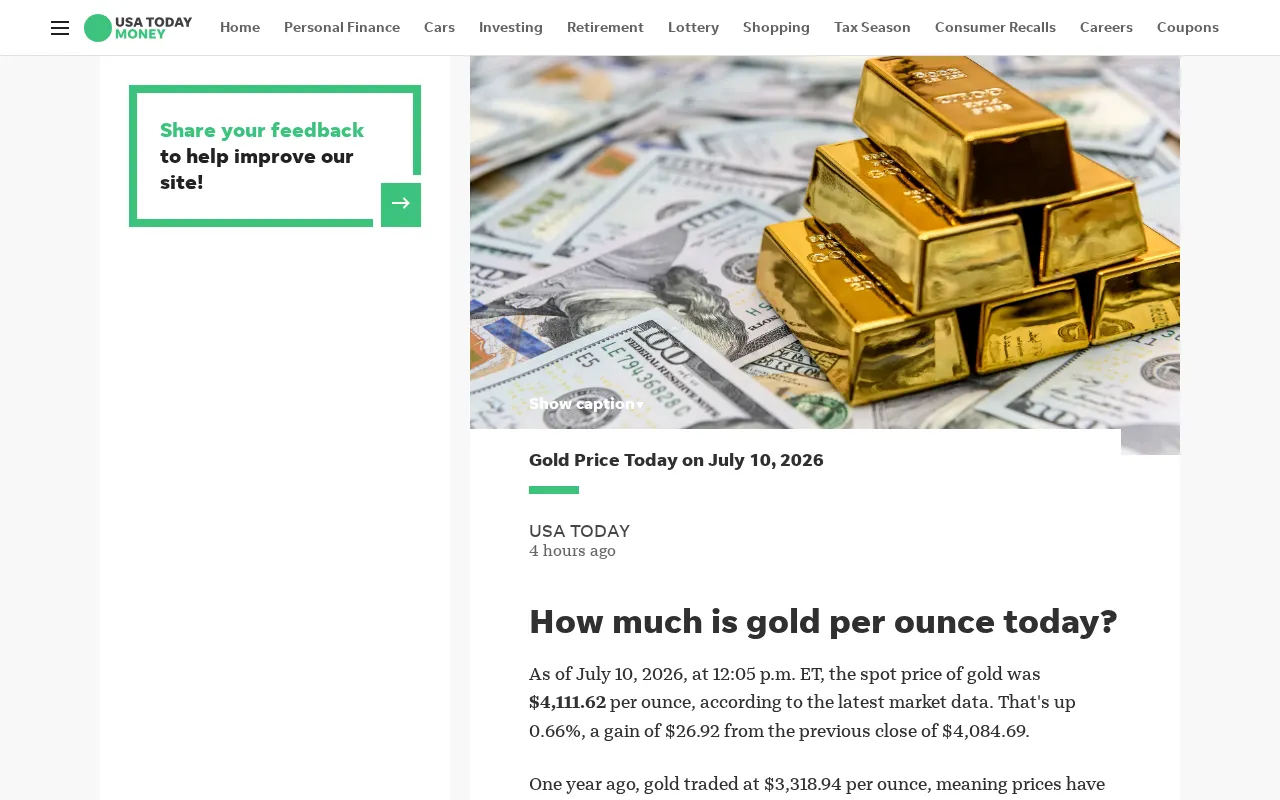 USA TODAY — pricing page