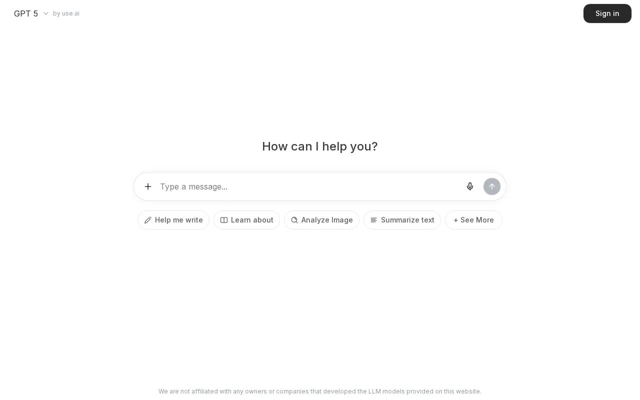 Use AI — preview screenshot
