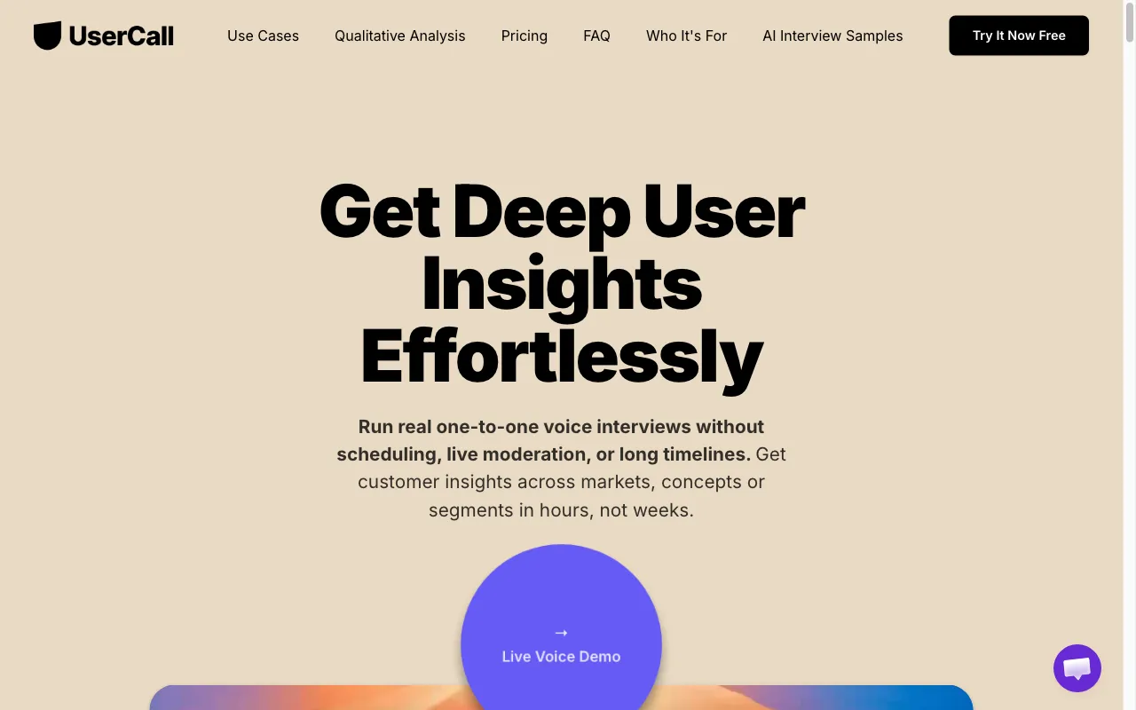 UserCall — preview screenshot