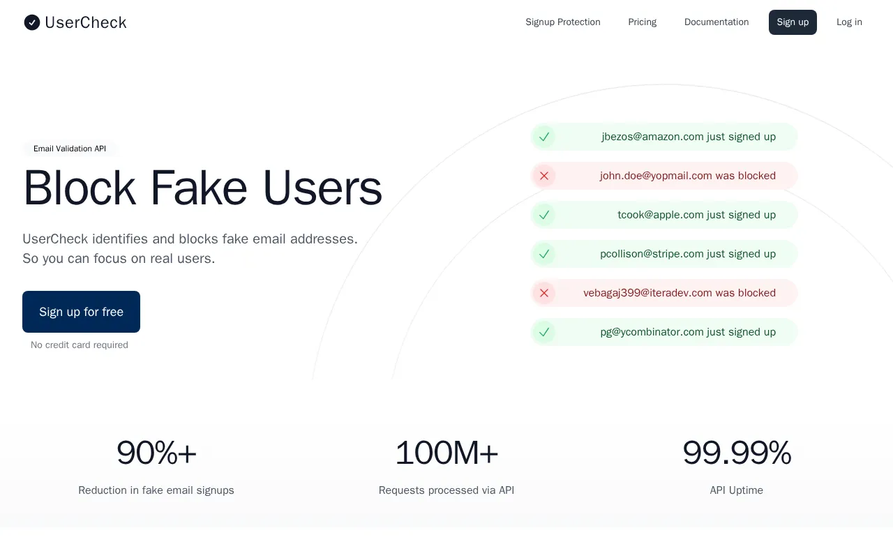 UserCheck — preview screenshot