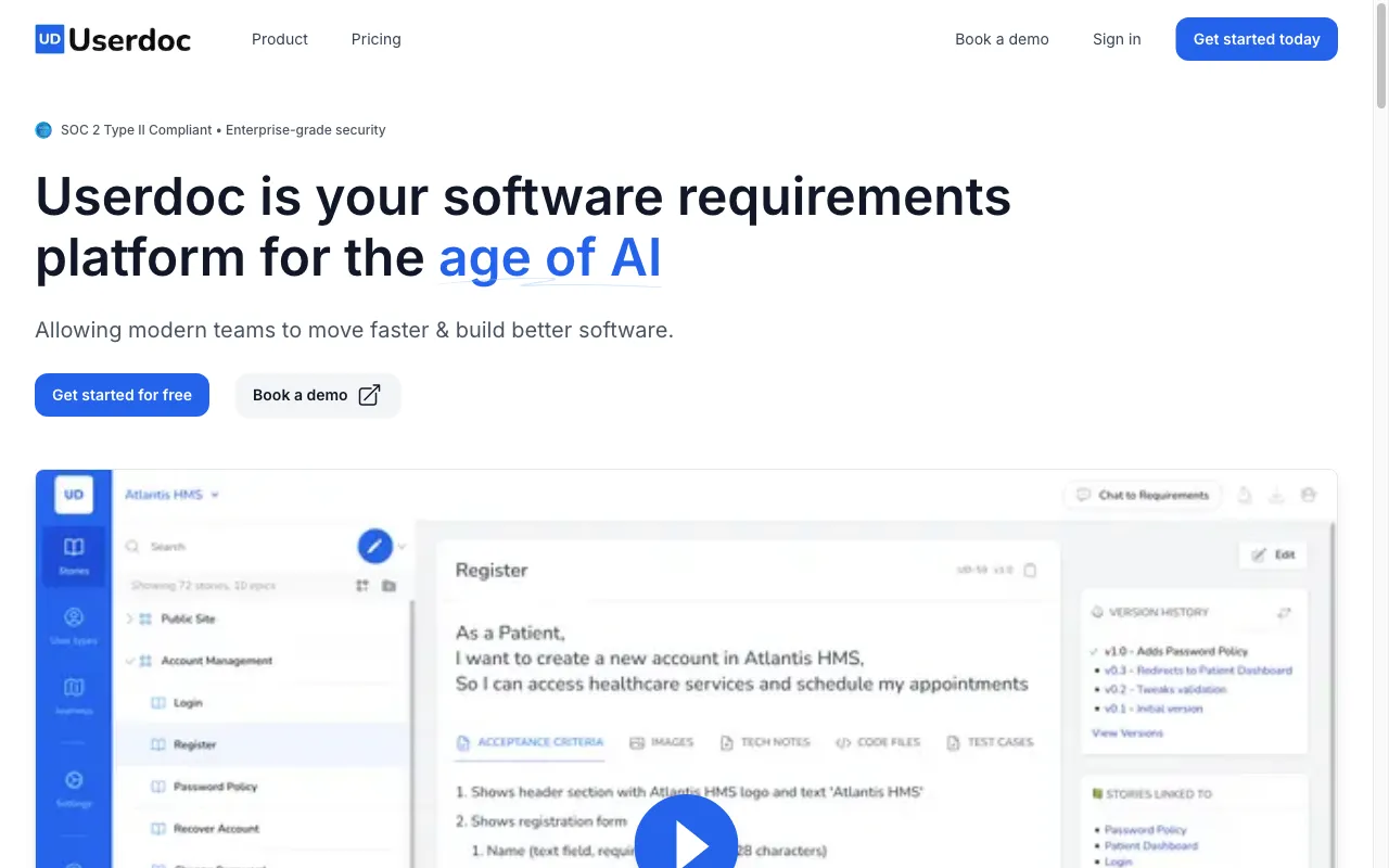 Userdoc — preview screenshot