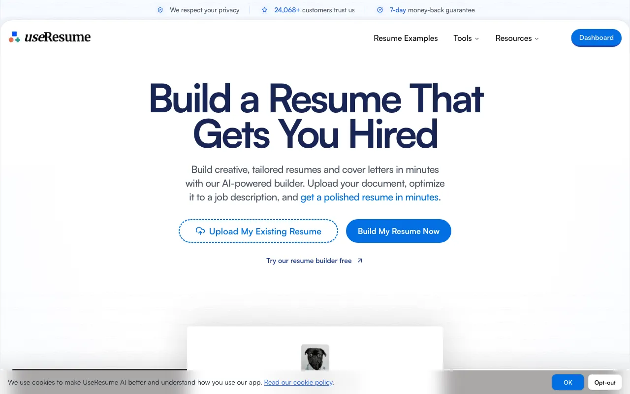 UseResume AI — preview screenshot