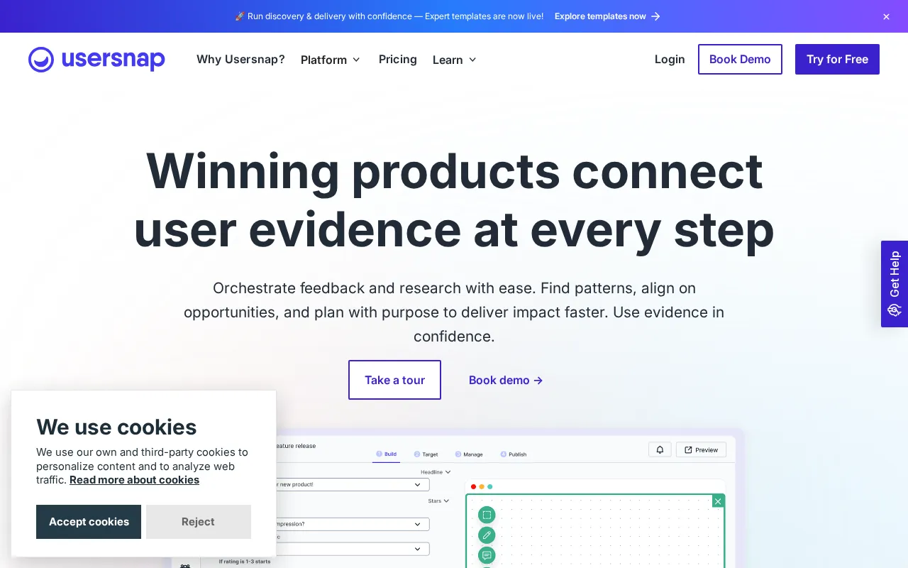Usersnap — preview screenshot