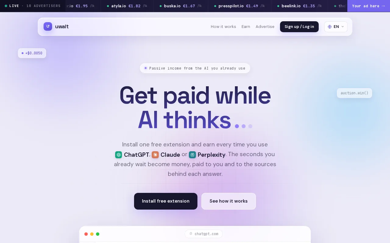 uwait — preview screenshot