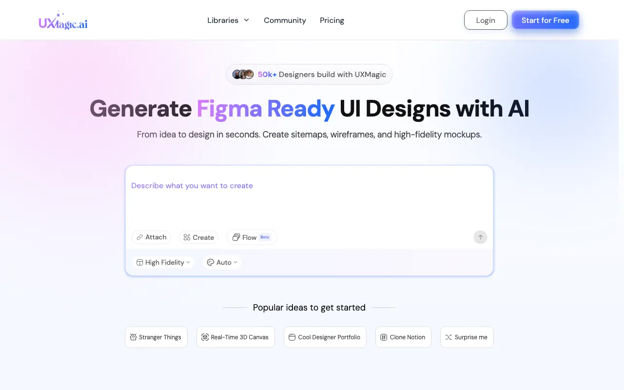 UXMagic.ai — preview screenshot