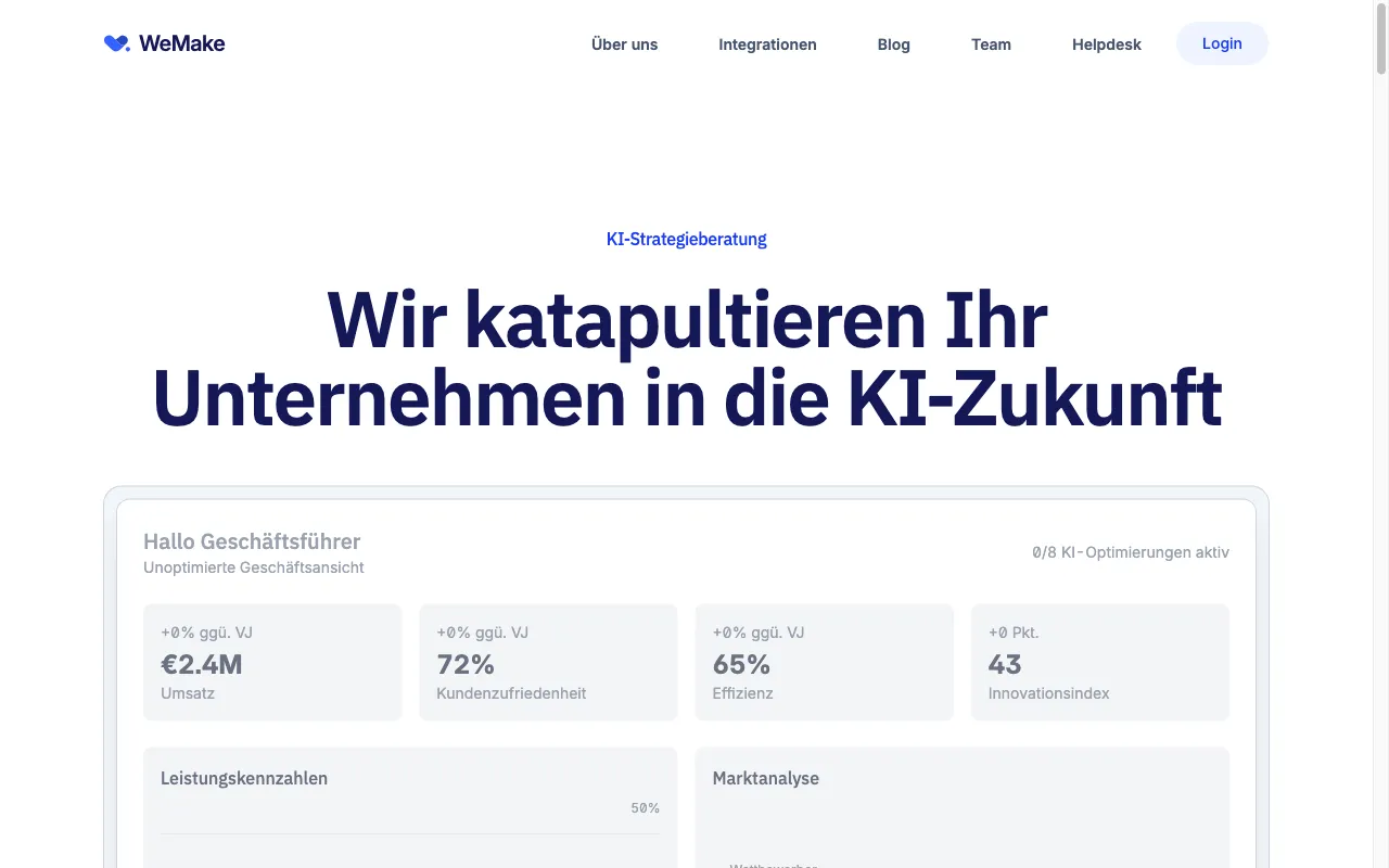 WeMake — preview screenshot
