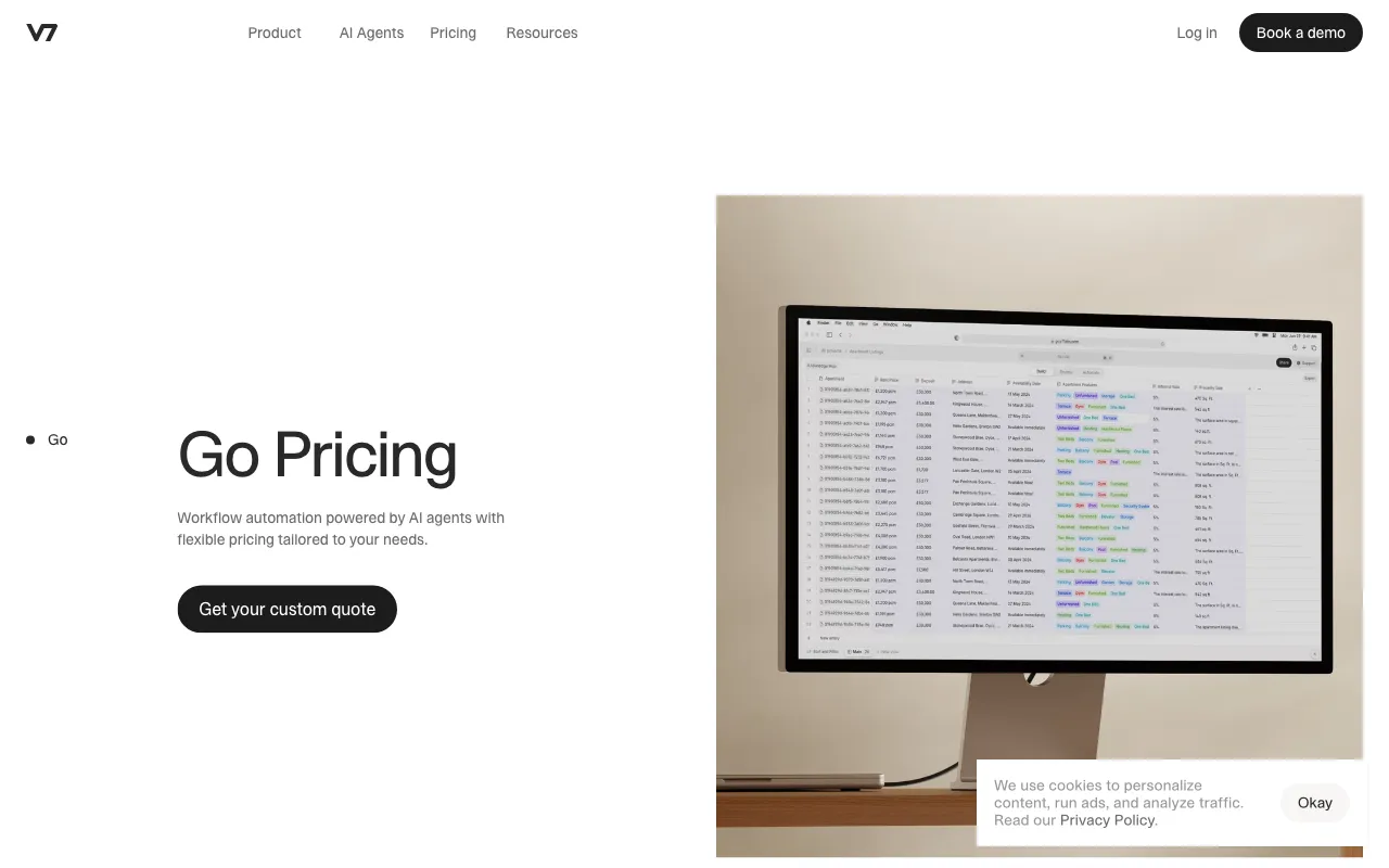 V7 Lab — pricing page