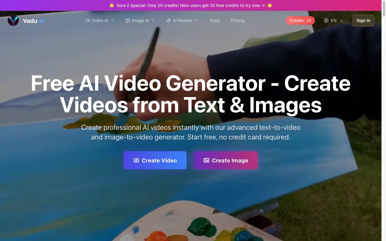 Vadu AI — preview screenshot