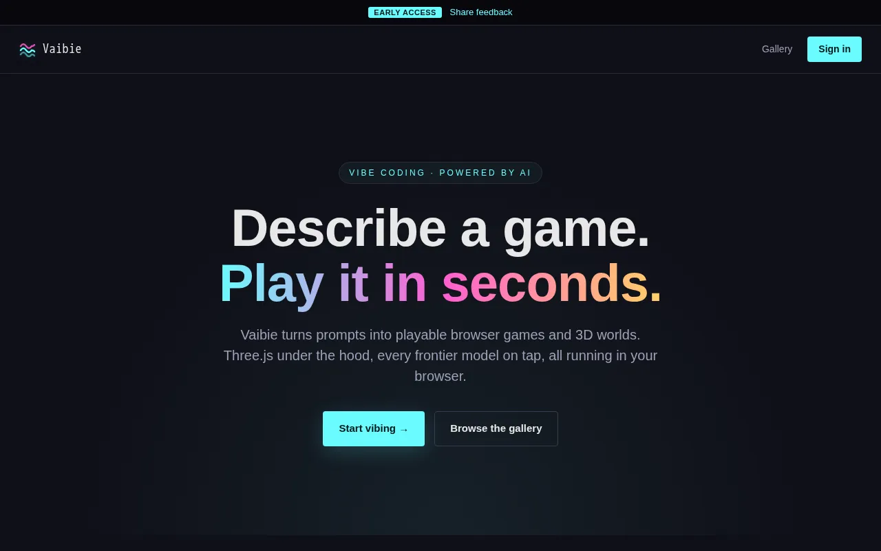 Vaibie — preview screenshot