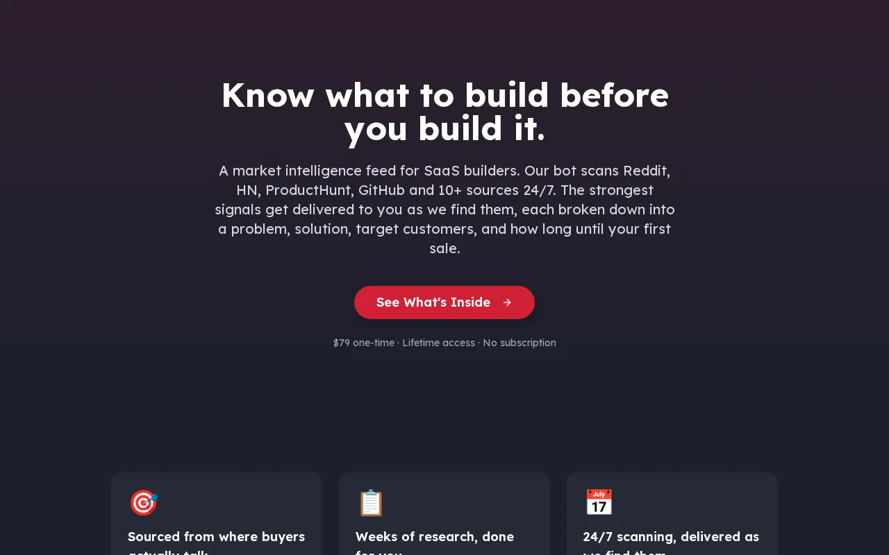 ValidatedSaaS — preview screenshot