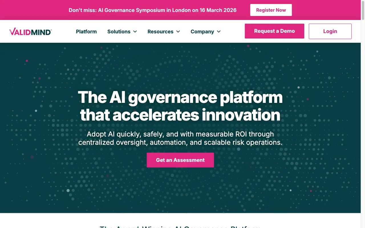 ValidMind — preview screenshot