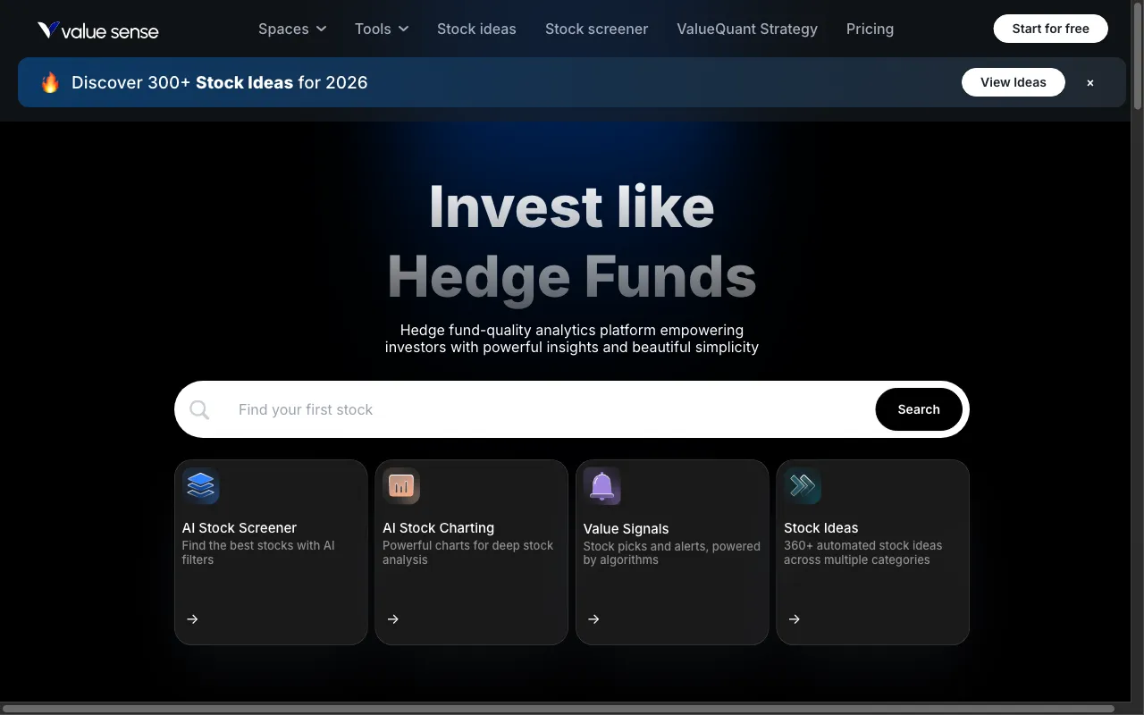 Value Sense — preview screenshot