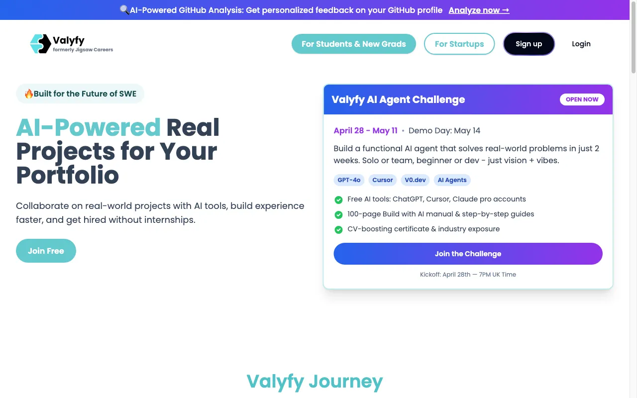Valyfy — preview screenshot