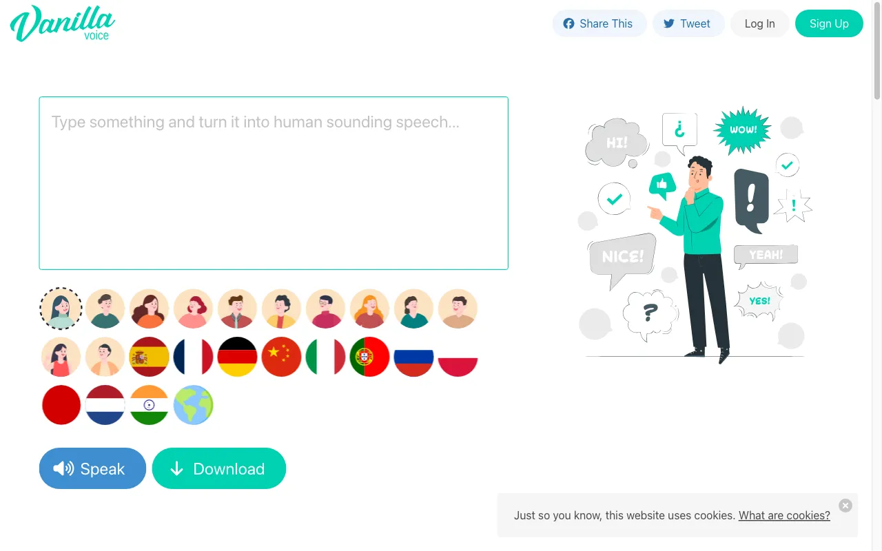 VanillaVoice — preview screenshot