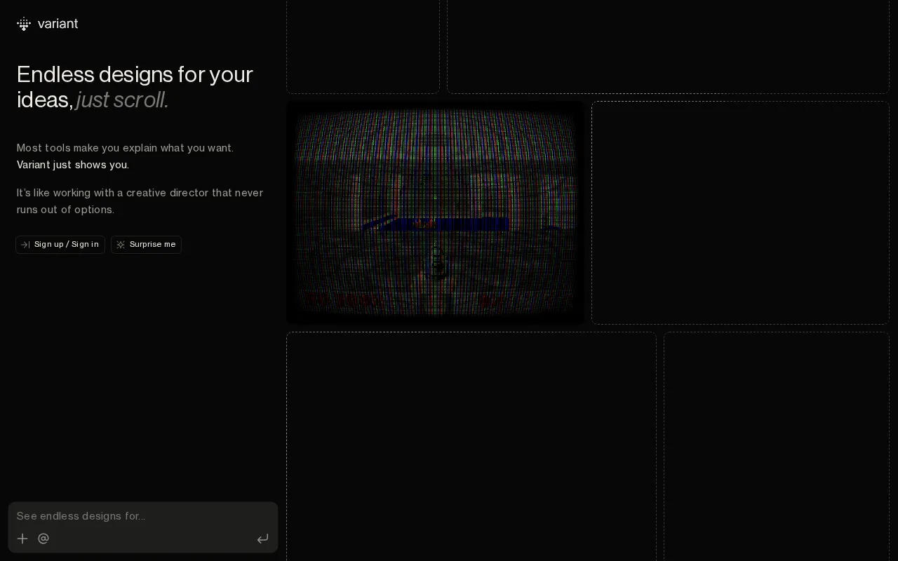 Variant — preview screenshot