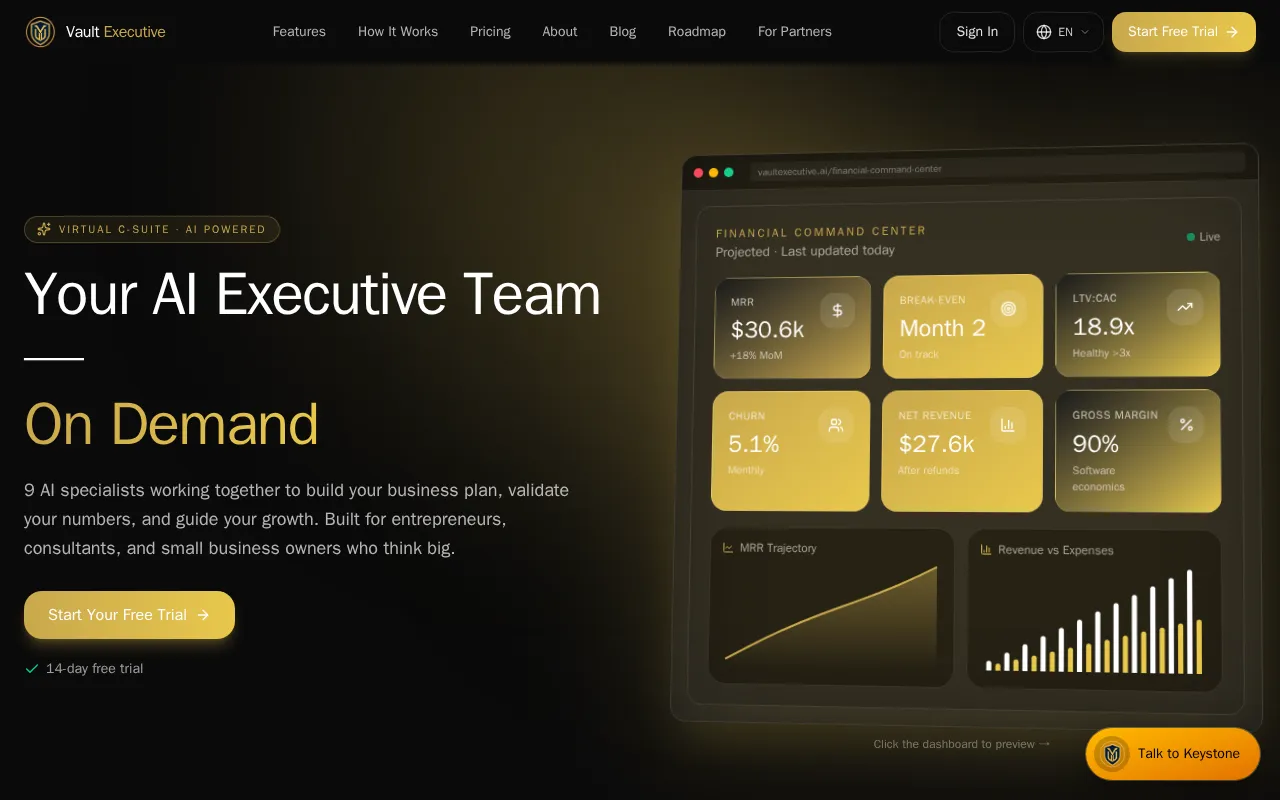 Vault Executive — preview screenshot