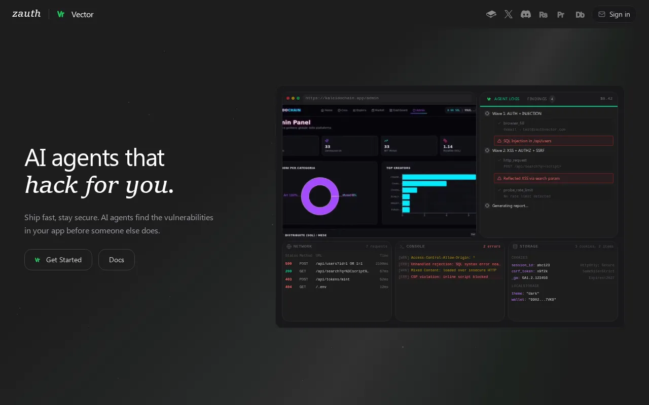 Vector by zauth — preview screenshot